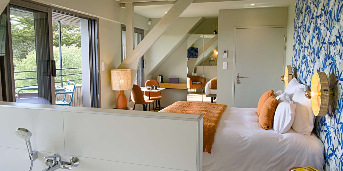 La Bellevue séné suite île d'arz vue mer golfe du Morbihan Bretagne